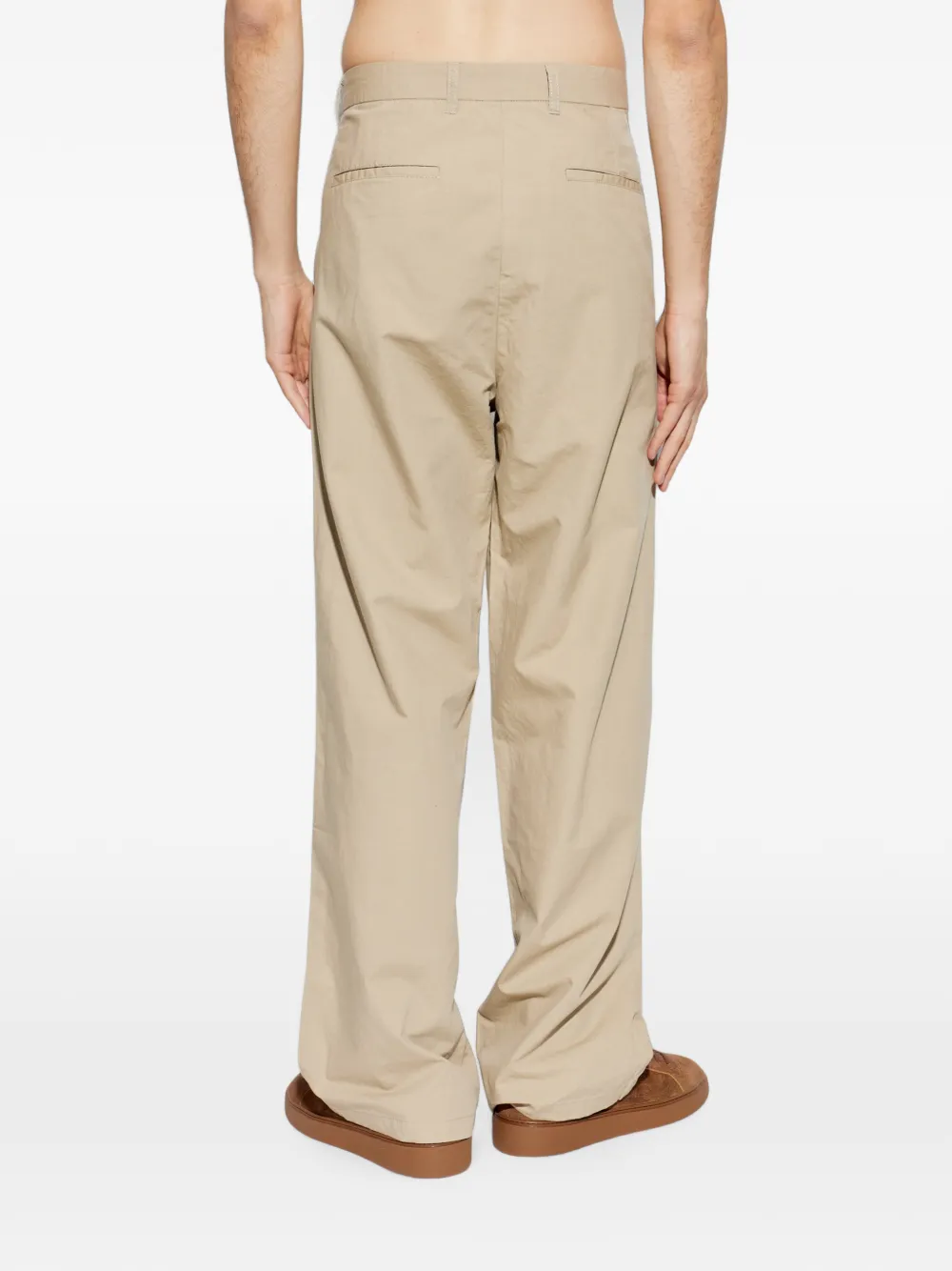 SAMSOE Savalentin geplooide broek Beige