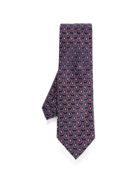 ETRO paisley-print silk tie