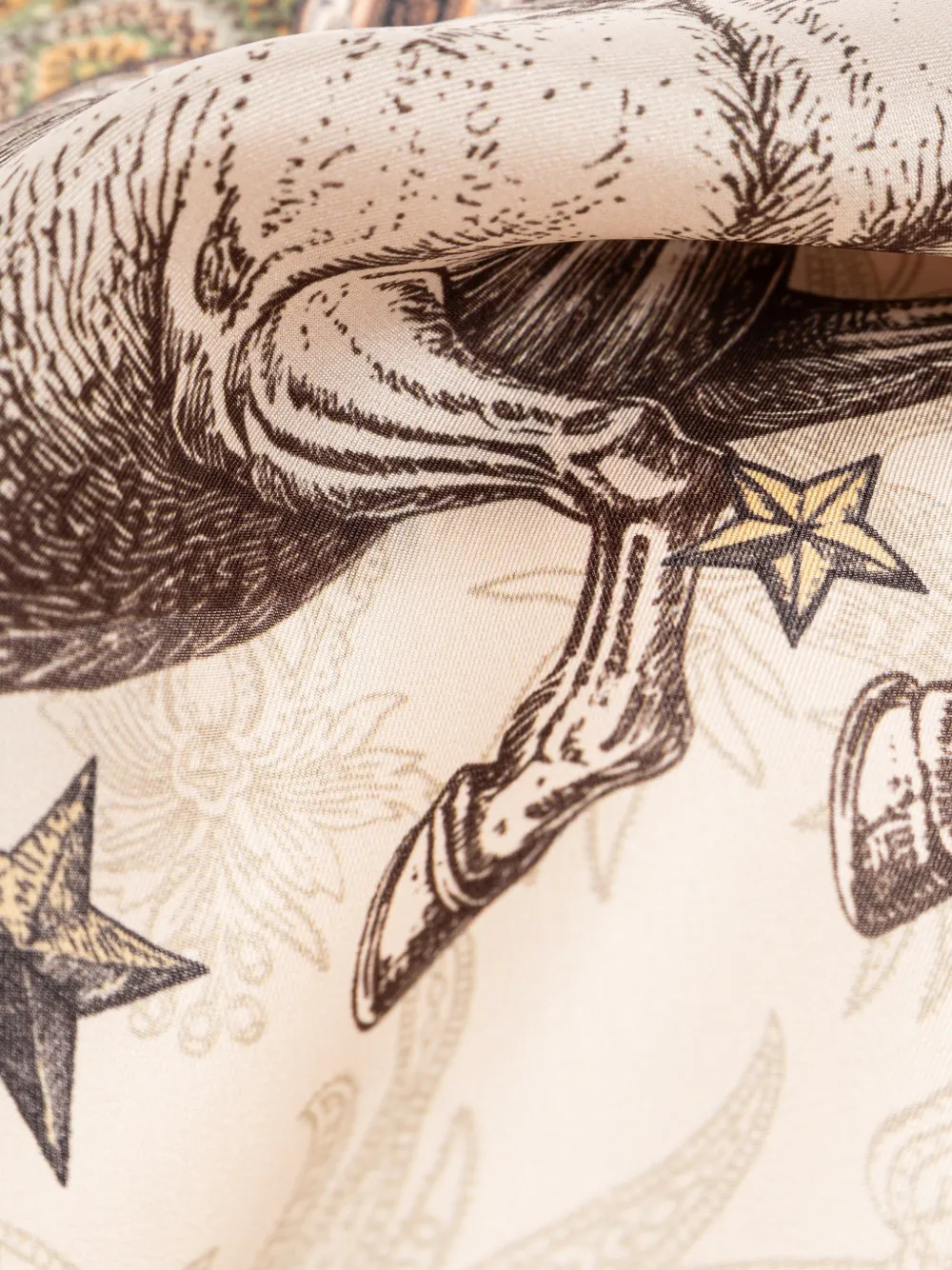 ETRO Pegasus pochet met paisley-print Beige