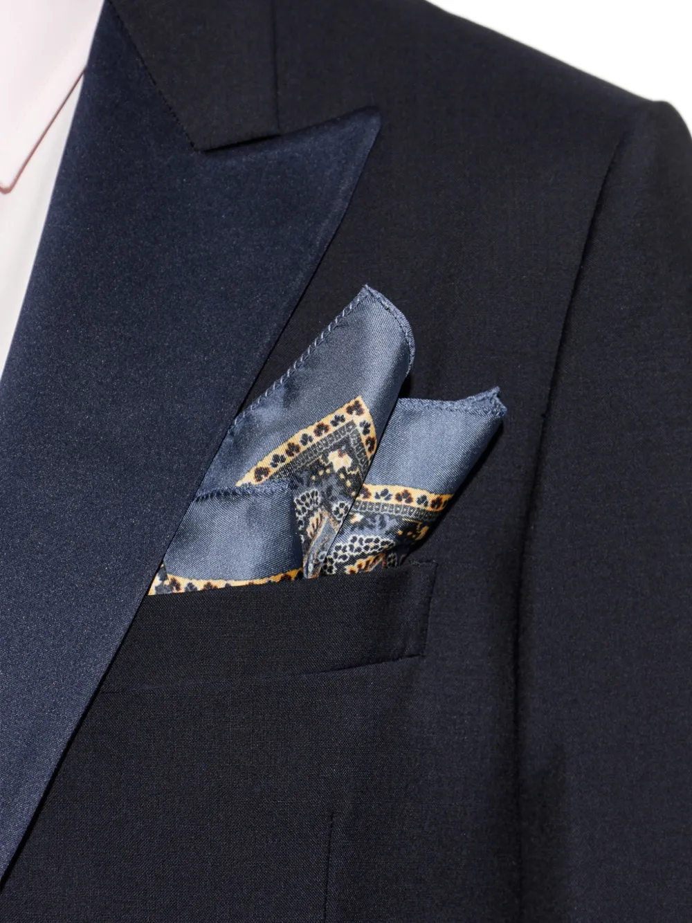 ETRO Pegasus pochet met paisley-print Blauw