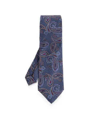 ETRO ペイズリーストライプ ネクタイ | ブルー | FARFETCH JP