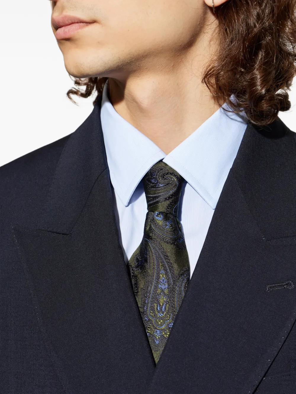 ETRO Stropdas met paisley-print Groen
