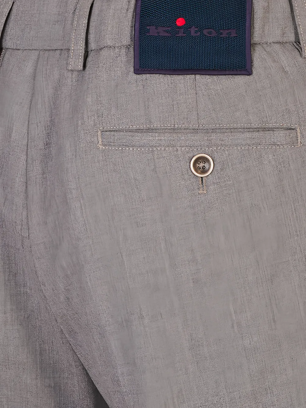 Kiton Geplooide pantalon Grijs