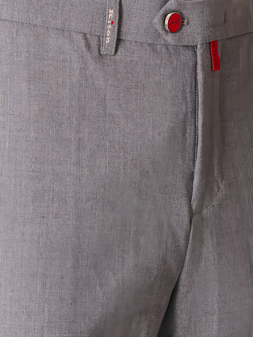 Kiton Geplooide pantalon Grijs