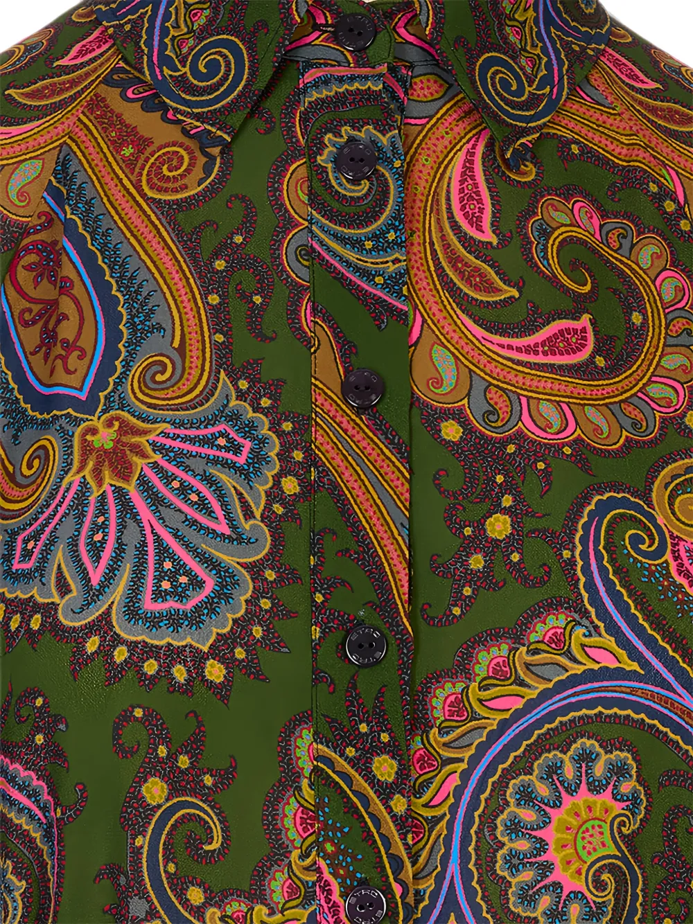 ETRO Jurk met paisley-print Groen
