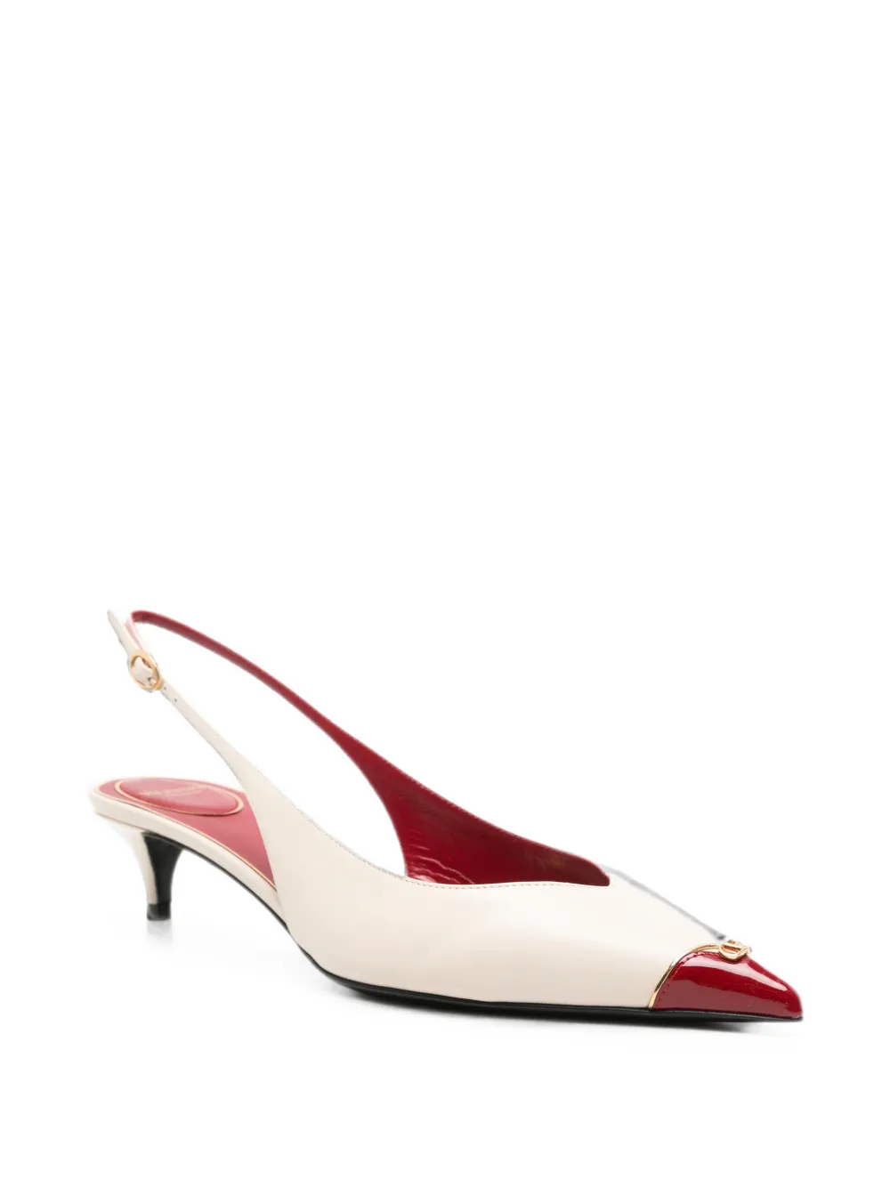 Valentino Garavani VLogo Signature cap-toe pumps Beige