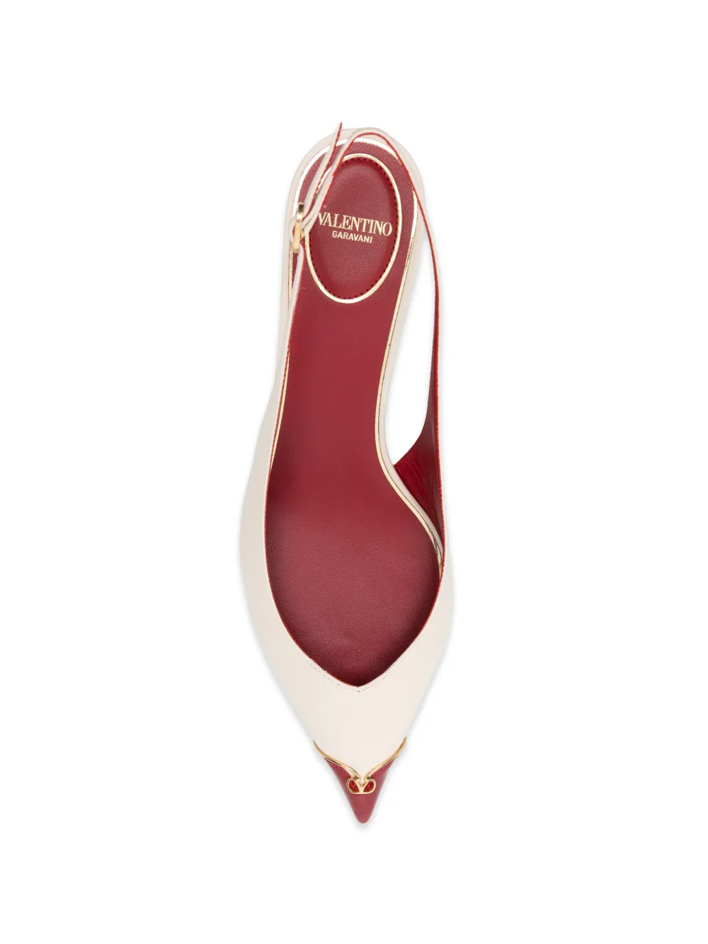 Valentino Garavani VLogo Signature cap-toe pumps Beige