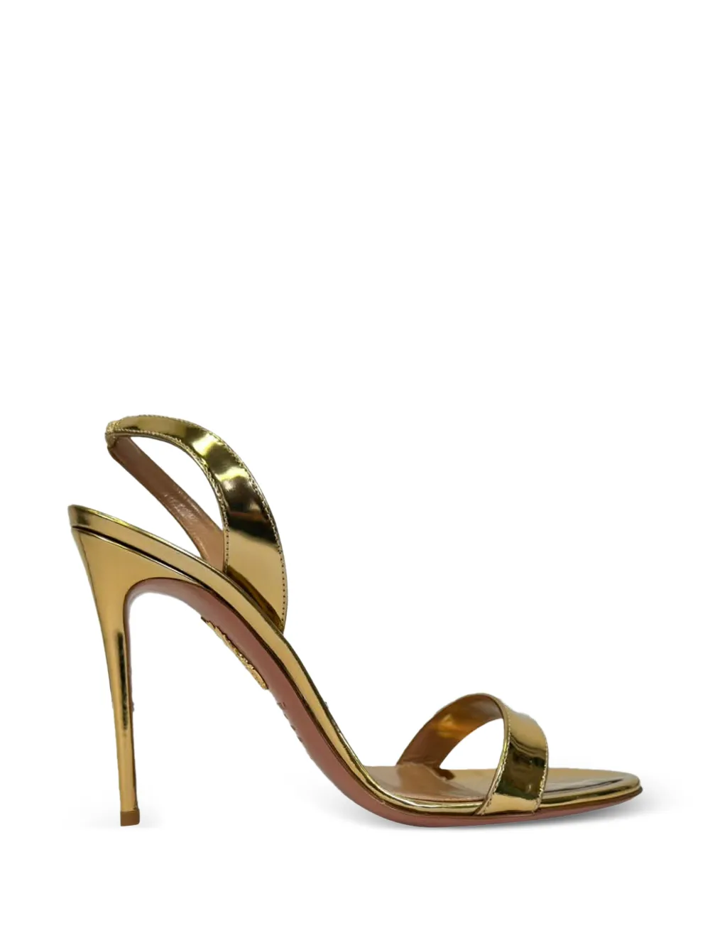 Aquazzura So Nude 105 sandals - Oro