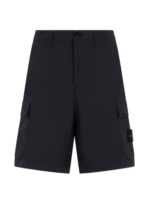 Stone Island logo-patch cargo shorts
