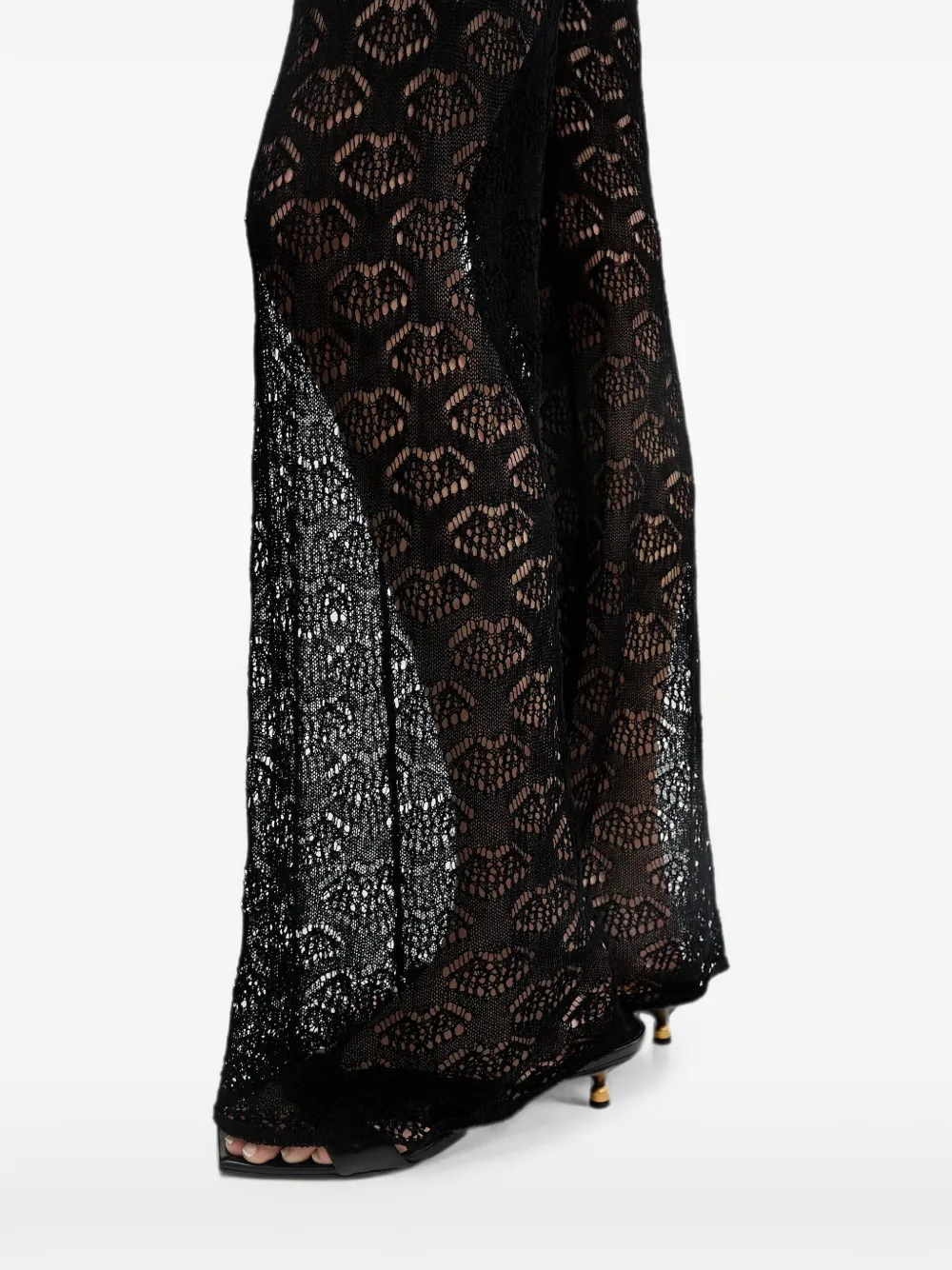 Silvian Heach Flared broek Zwart