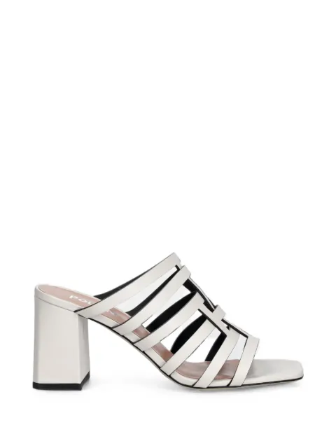 Pollini block-heel leather sandals