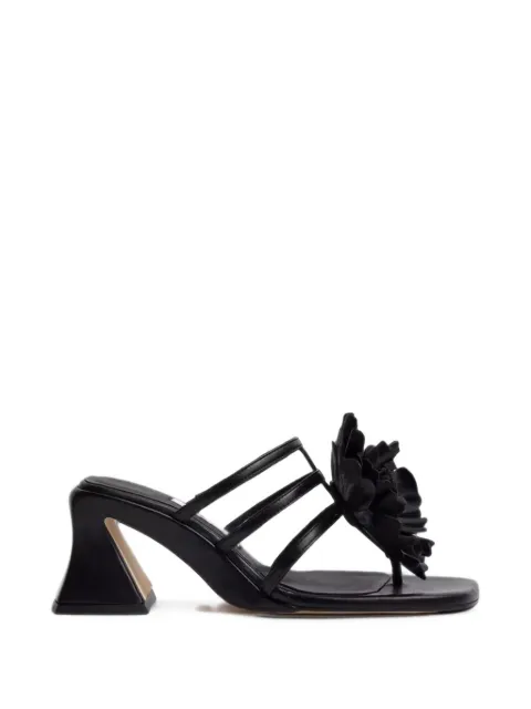 Miista Hara floral-applique multi-strap sandals