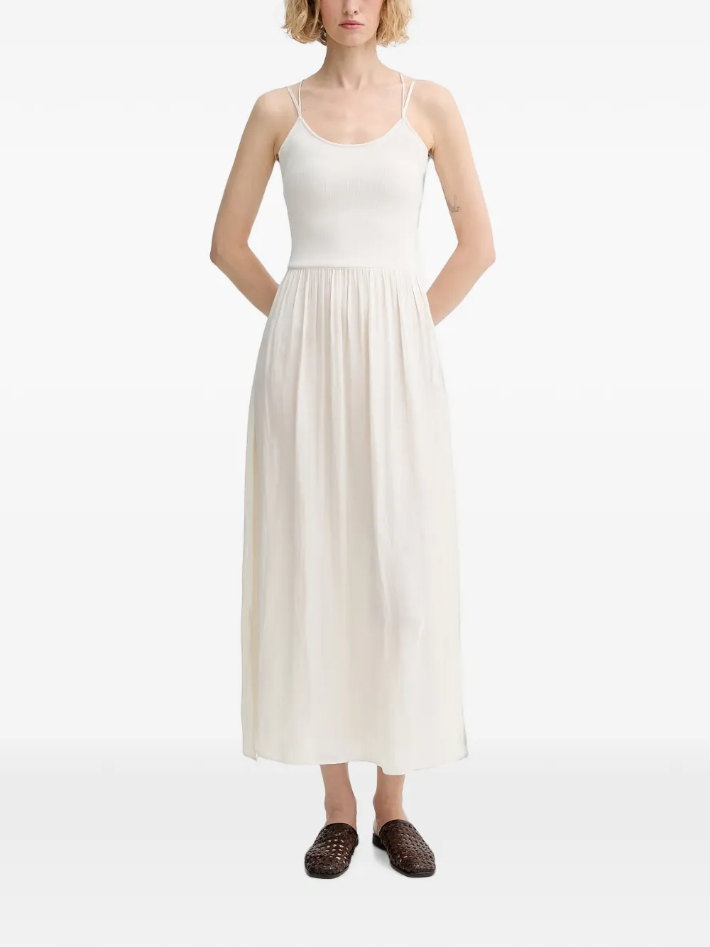 Sessùn Sweet Mambo lace-up midi dress