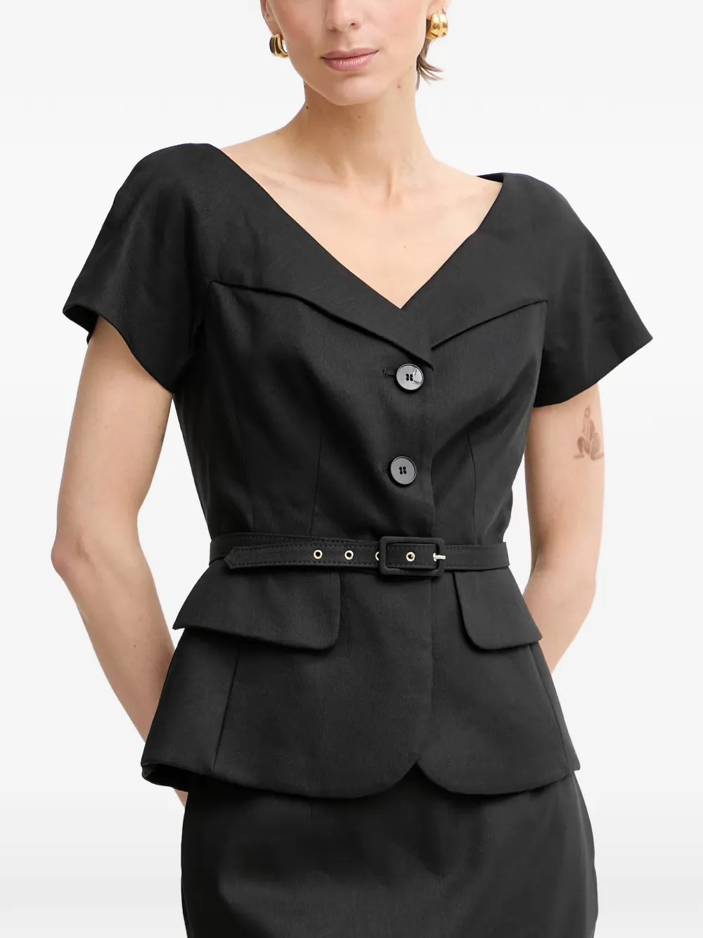 LUISA SPAGNOLI Varoma blouse - Nero