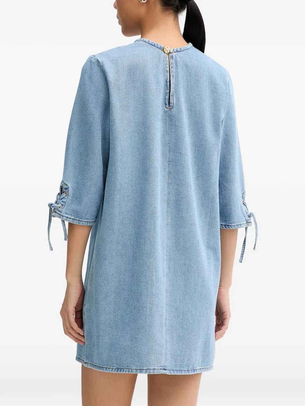 Sessùn Tizzano denim mini-jurk Blauw