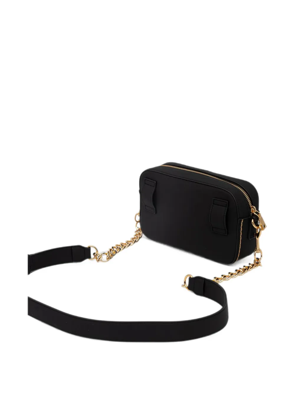 Love Moschino Crossbodytas met contrasterend stiksel en logo Zwart