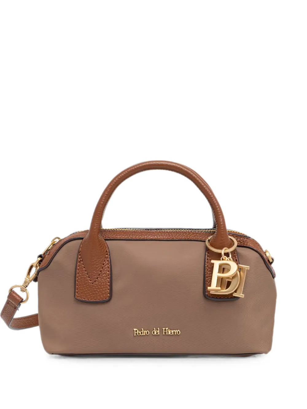 Pedro Del Hierro logo-charm tote bag - Marrone