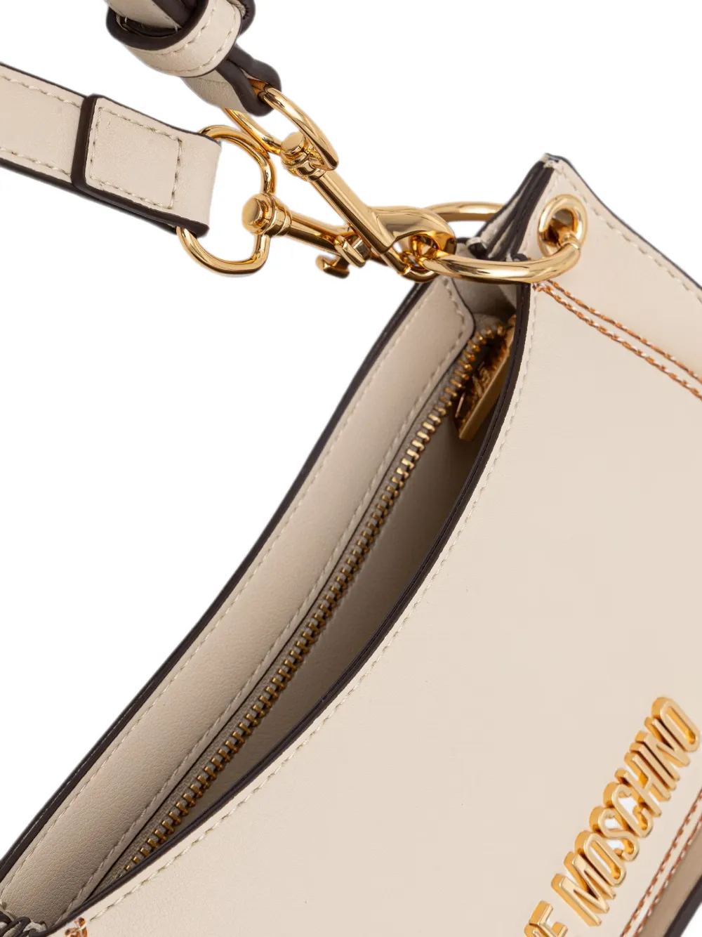 Love Moschino Shopper met logo Beige