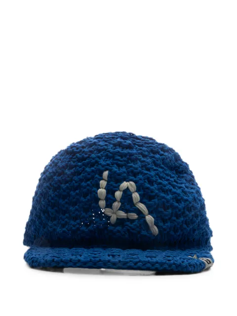 Maison MIHARA YASUHIRO crochet-knit cap