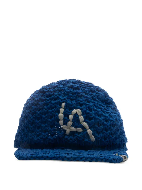 Maison MIHARA YASUHIRO crochet-knit cap