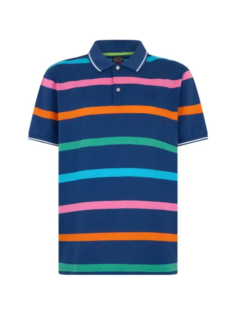 Paul & Shark striped short-sleeve polo shirt