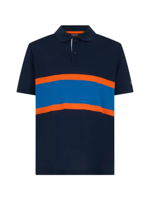 Paul & Shark colour-block cotton polo shirt