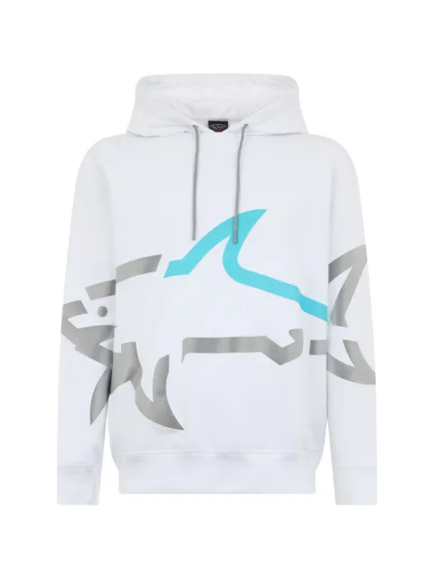 Paul & Shark logo-print drawstring hoodie