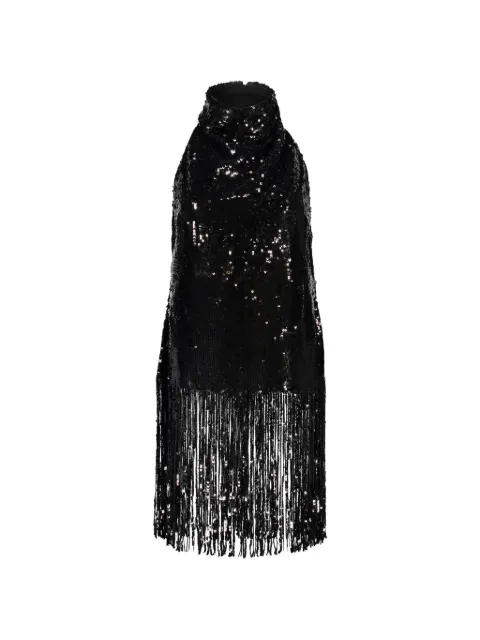 Ellery sequin-embellished fringed top