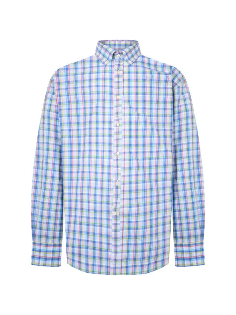 Paul & Shark check-pattern long-sleeve shirt