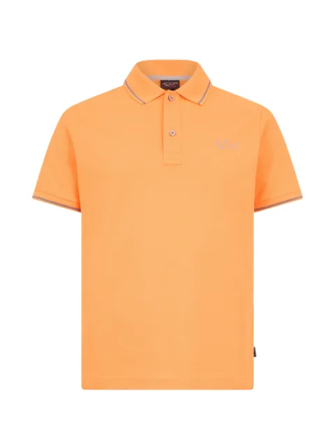 Paul & Shark playera tipo polo manga corta con logo bordado