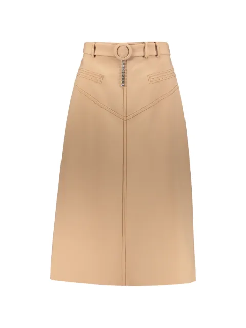 Ellery falda midi con cinturón