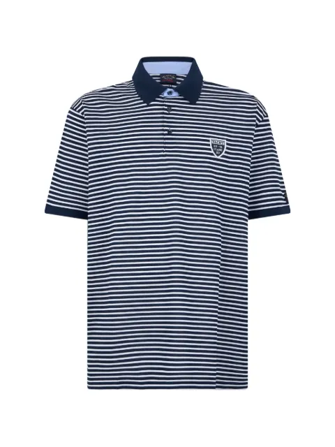 Paul & Shark striped short-sleeve polo shirt