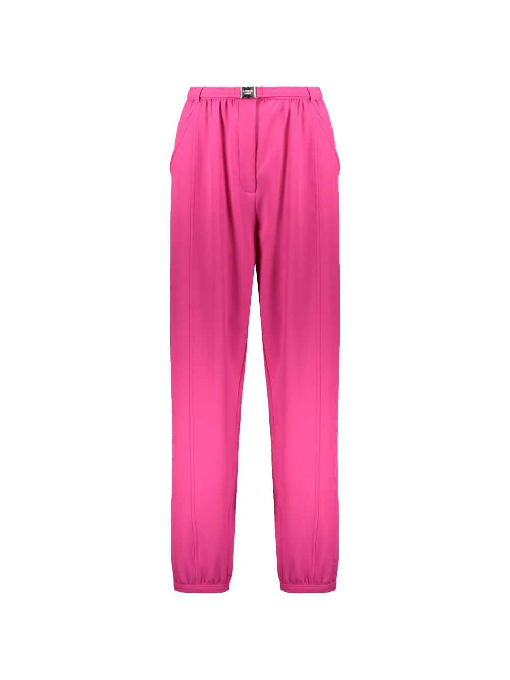Boutique Moschino belted pleated track pants - Rosa