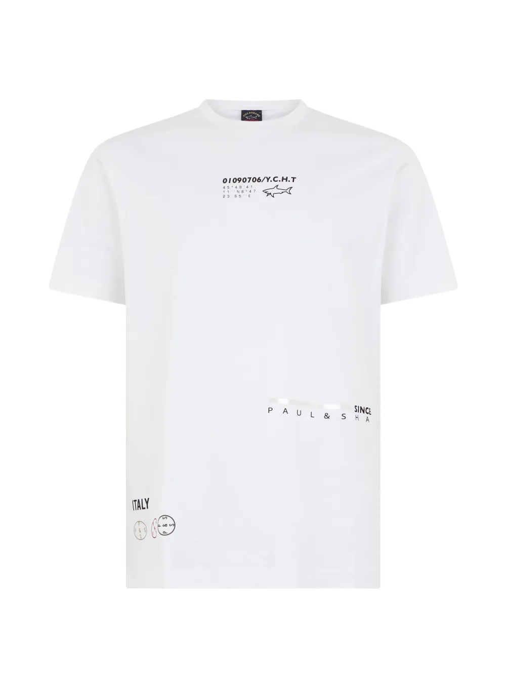 Paul & Shark logo-print T-shirt - Weiß