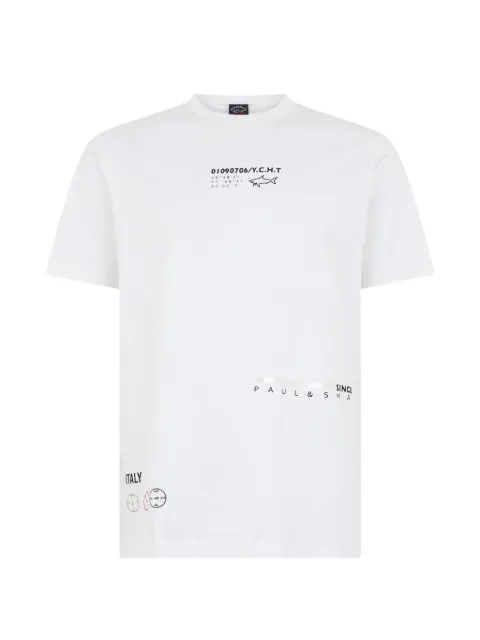Paul & Shark logo-print T-shirt