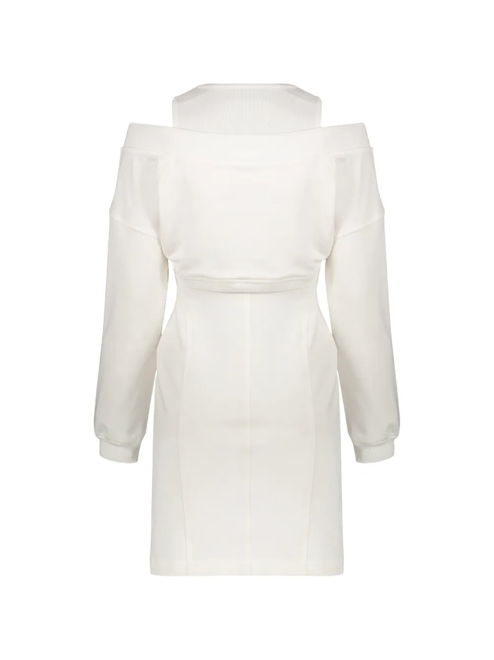Alberta Ferretti Gelaagde mini-jurk Beige