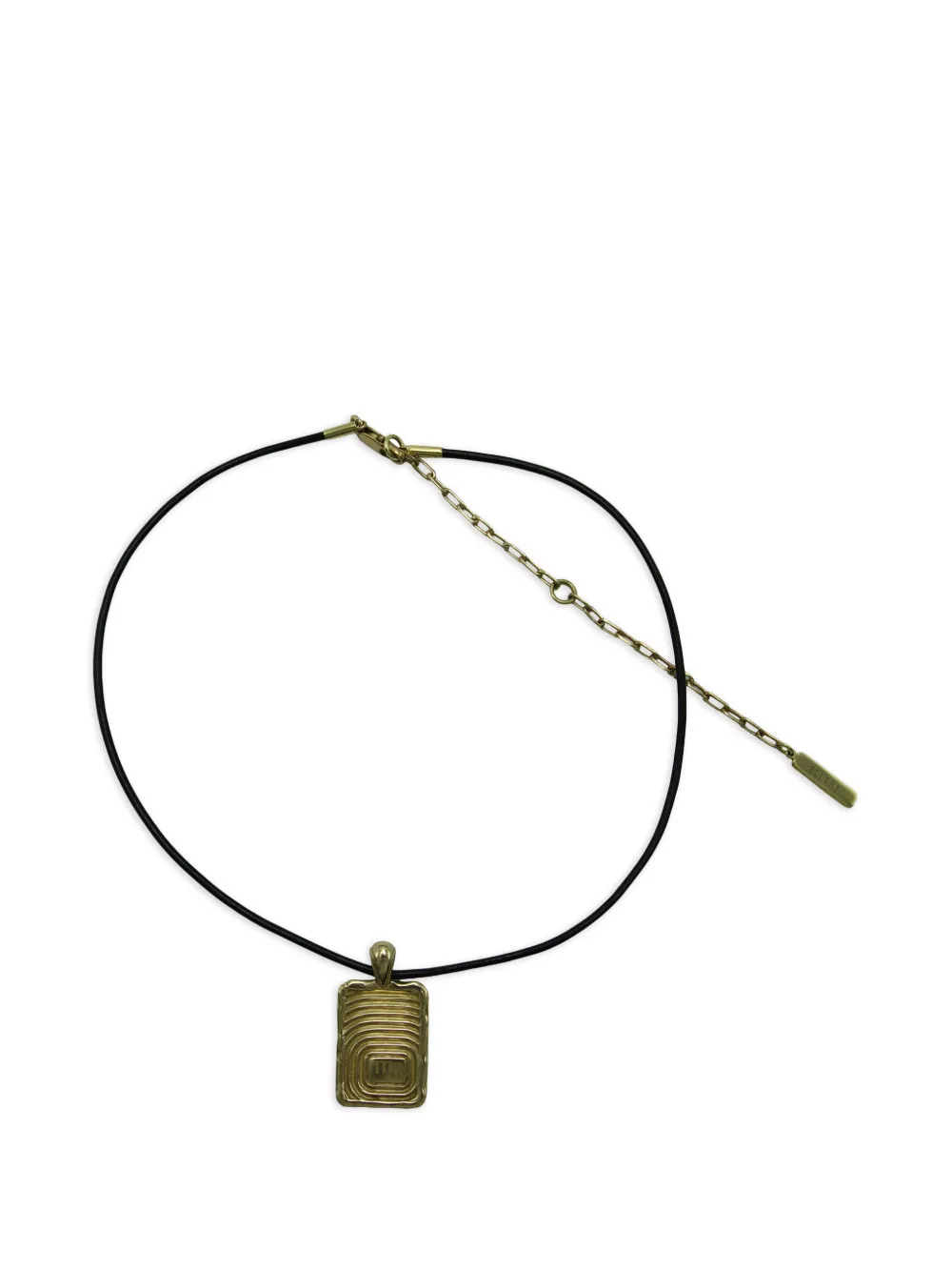 Ellery Scorpio rectangular-pendant necklace - Oro