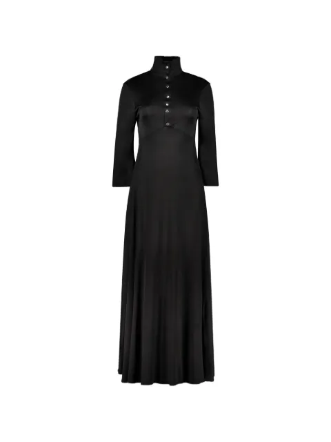 Ellery high-neck button-front dress