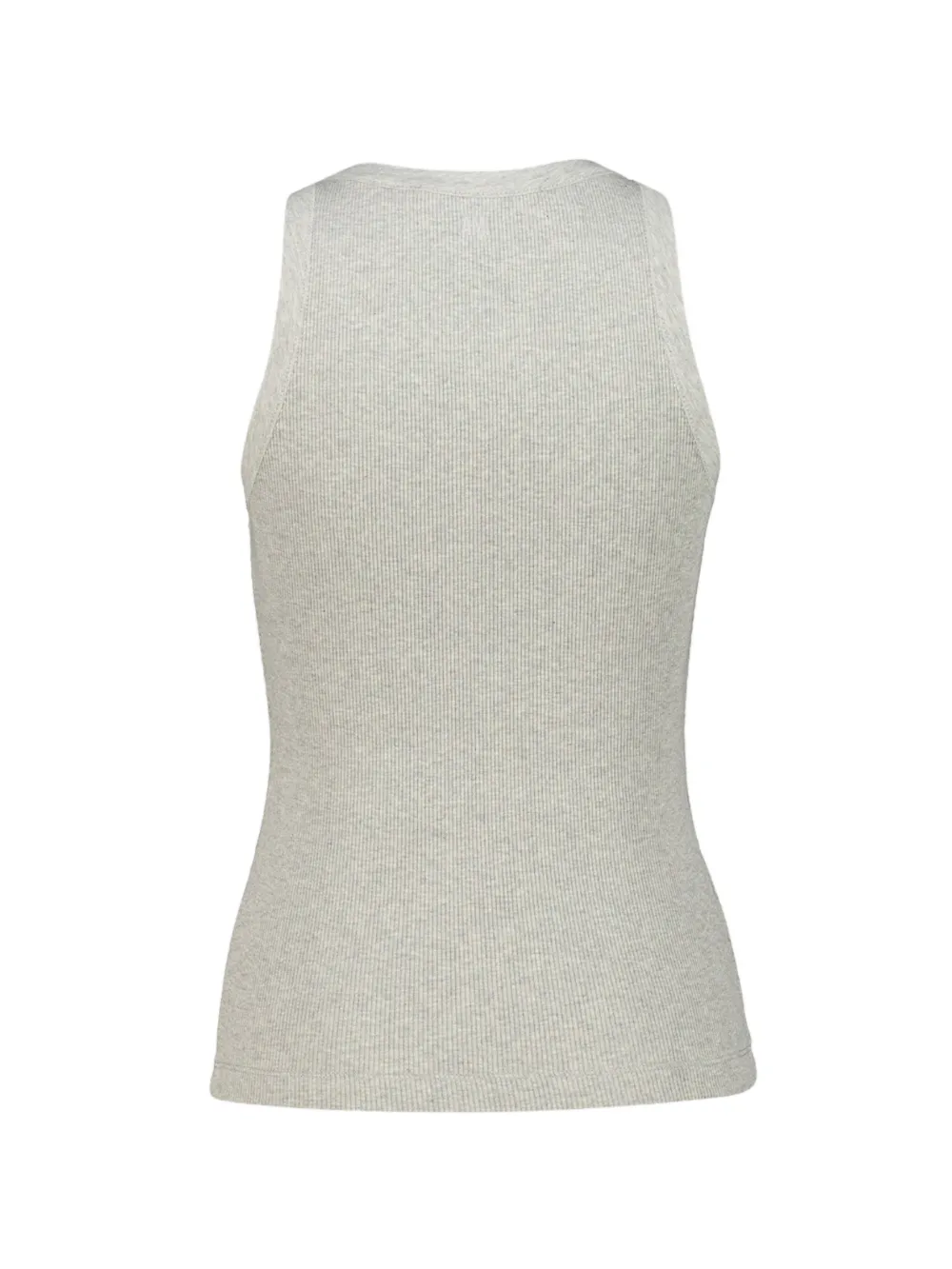 AMI Paris Ami de Coeur geribbelde tanktop Grijs