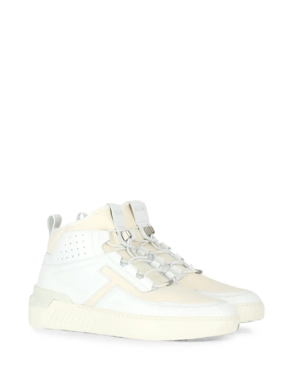 Tod's panelled high-top sneakers Wit