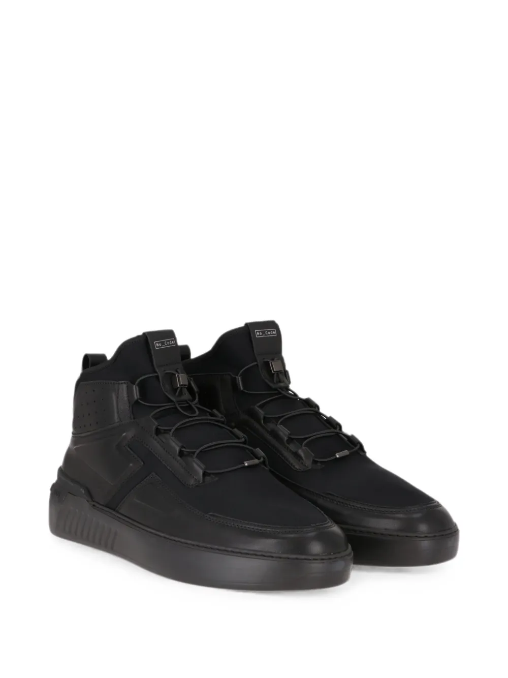 Tod's No_Code leather-panelled sneakers Bruin