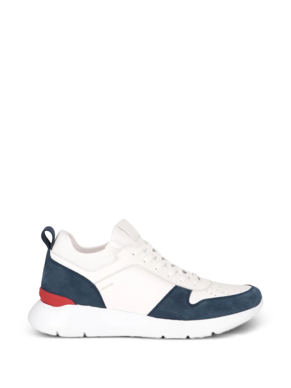 Isaia Amalfi 01 panelled sneakers - Bianco