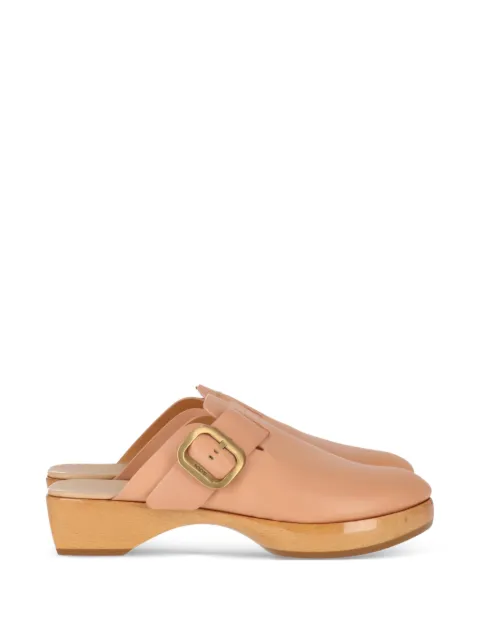 Tod's buckle-fastening heeled mules