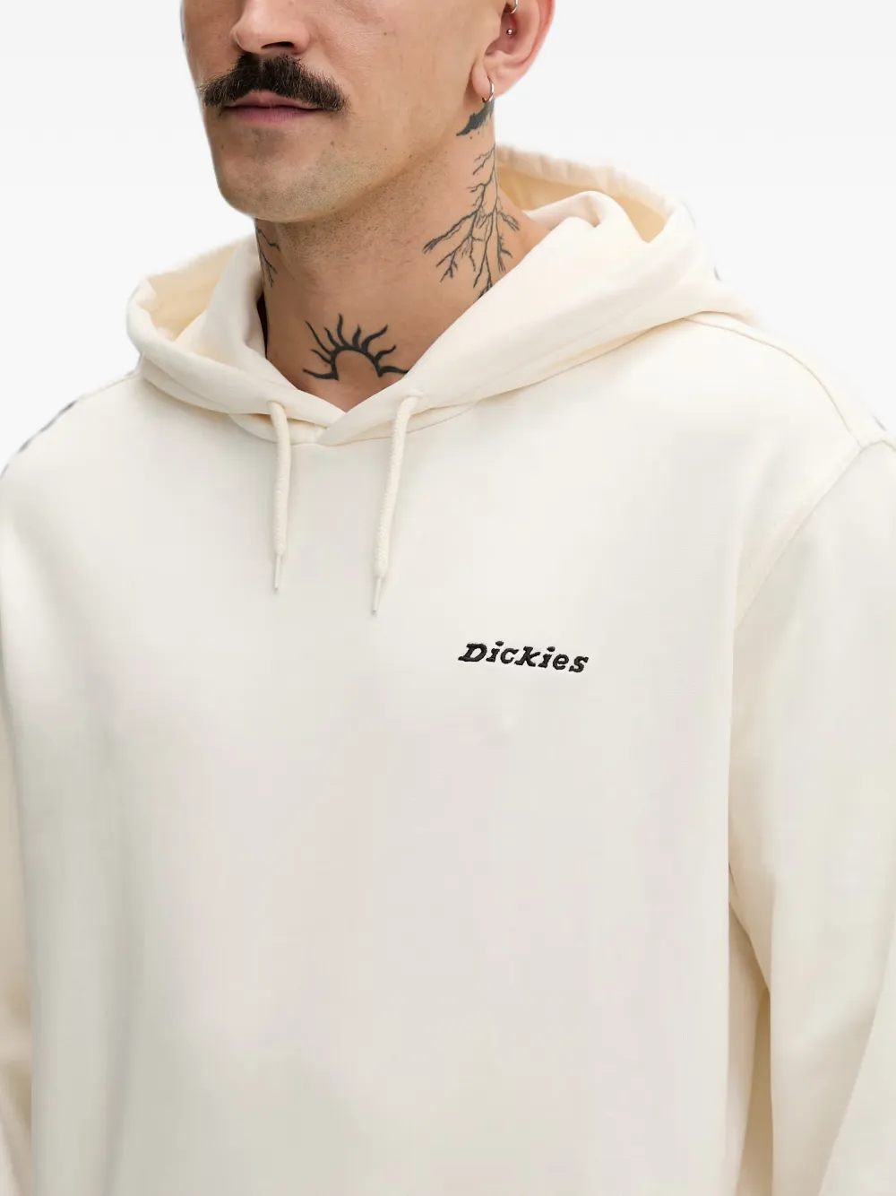 DICKIES Loretto hoodie met geborduurd logo en trekkoord Beige