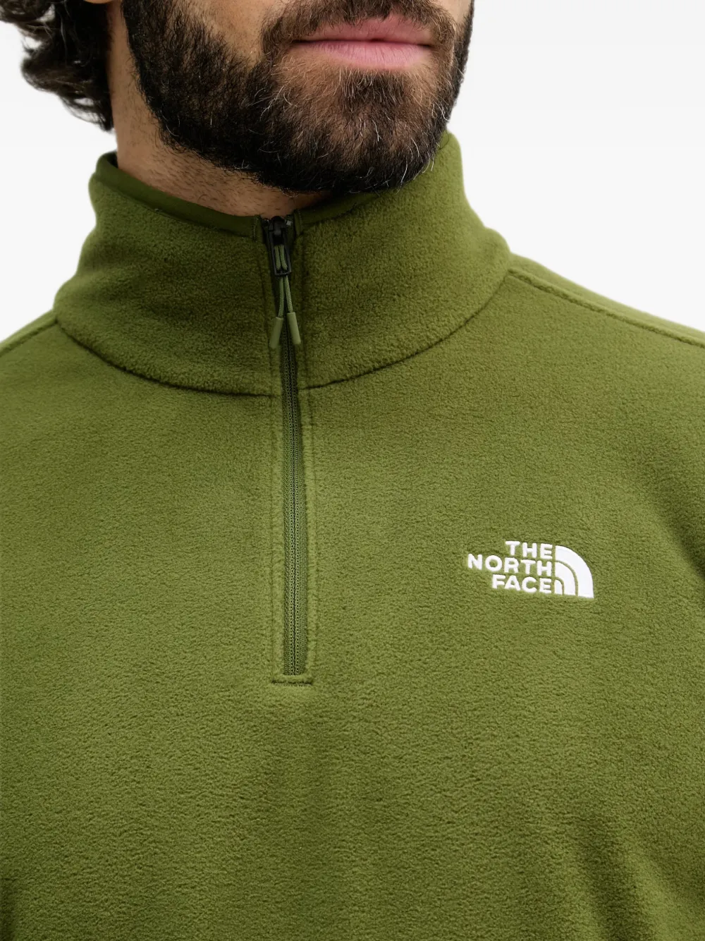 The North Face Sweater met geborduurd logo Groen