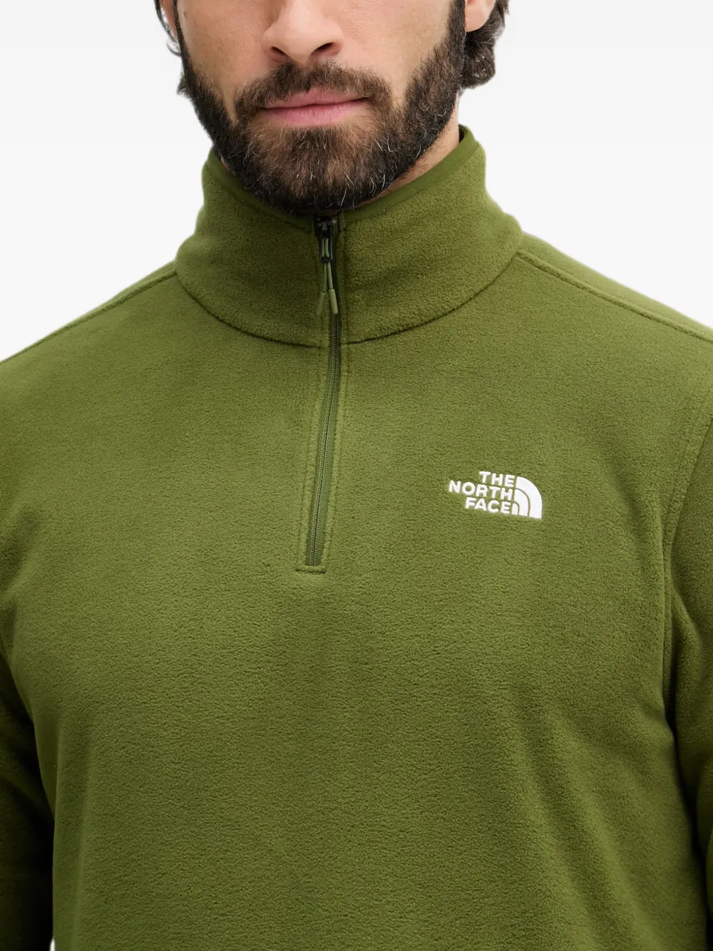 The North Face Sweater met geborduurd logo Groen