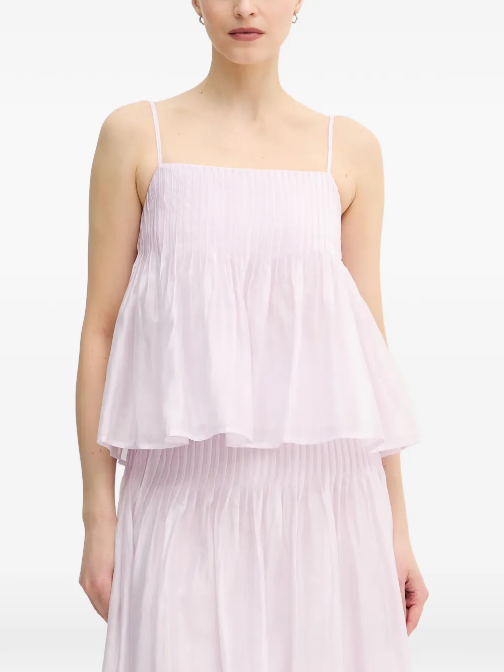 Hoss Intropia Coral spaghetti-strap top - Viola