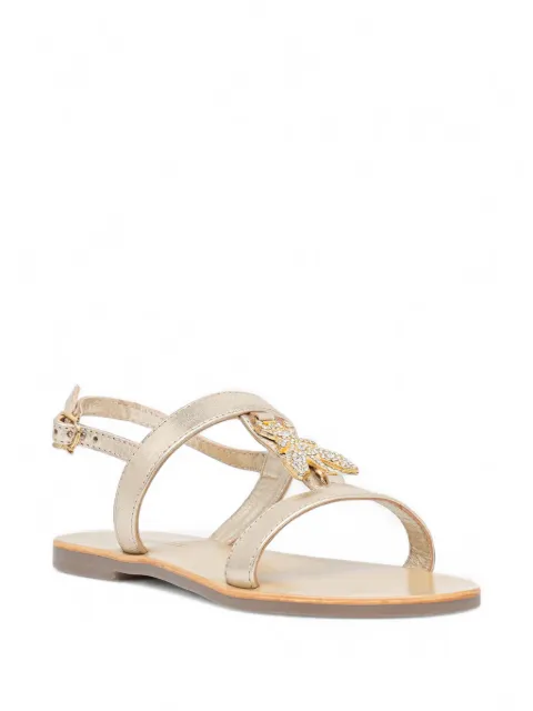 Patrizia Pepe girl crystal-embellished Fly sandals