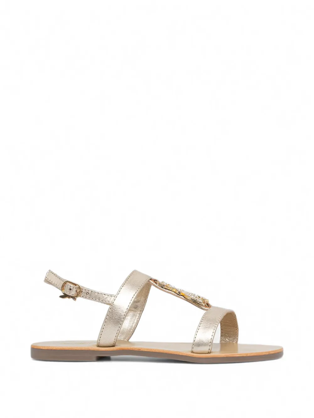 Patrizia Pepe girl crystal-embellished Fly sandals Goud