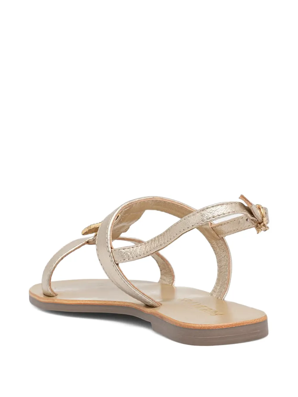 Patrizia Pepe girl crystal-embellished Fly sandals Goud